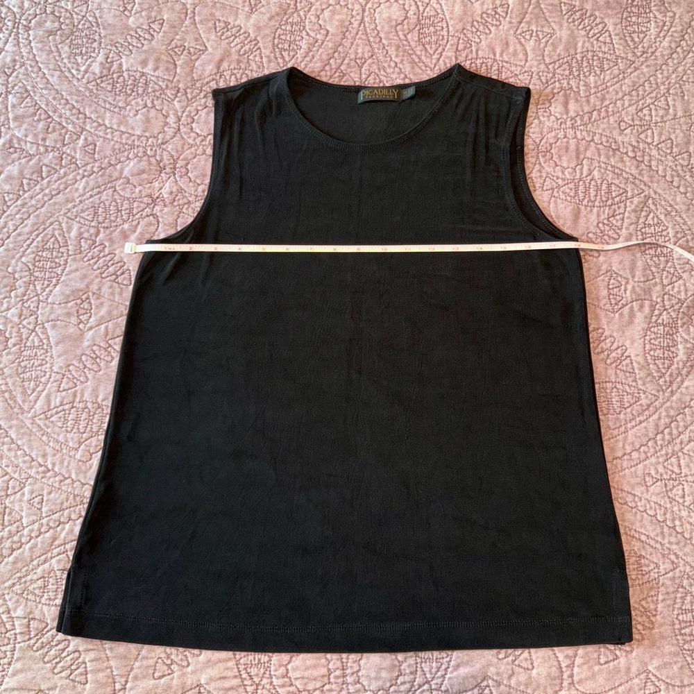 Picadilly Fashion Women's Black sleeveless top